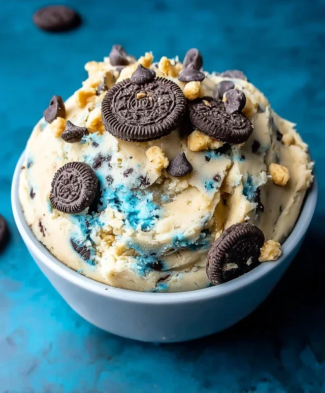 Cookie Monster Edible Cookie Dough