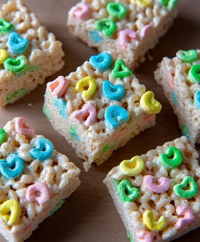 Lucky Charms Rice Krispie Treats