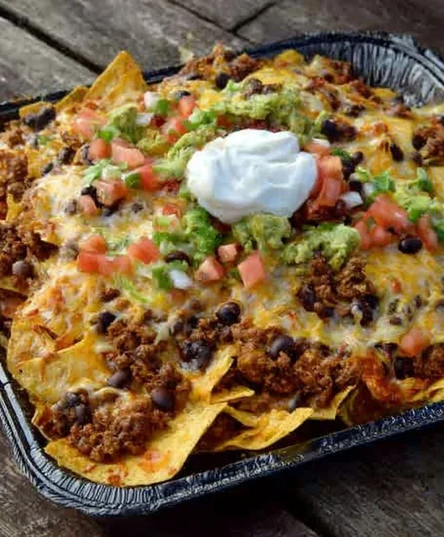 Campfire Grilled Nachos