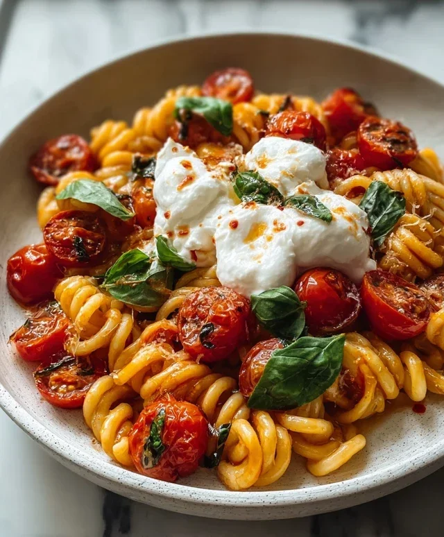 Burst Tomato Burrata Pasta