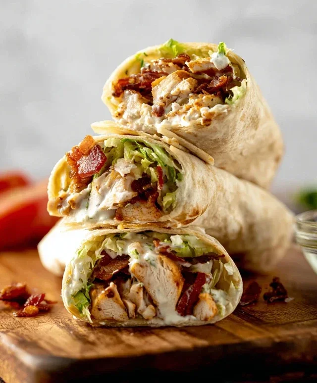 Crispy Chicken Beef Beef Bacon Ranch Wrap