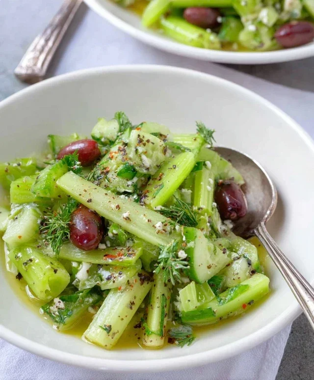 Mediterranean Celery Salad
