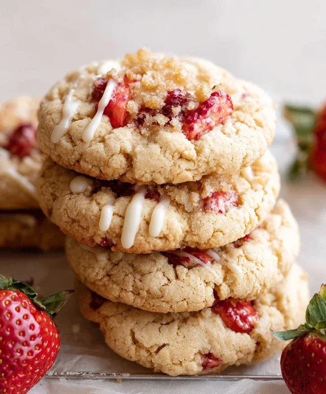 Strawberry Shortcake Cookies