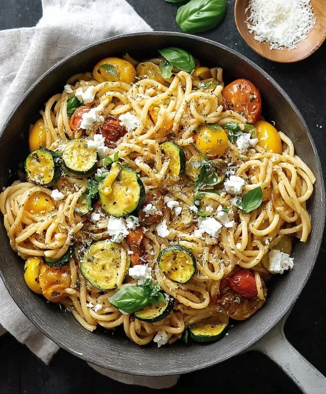 Summer Squash Pasta Skillet