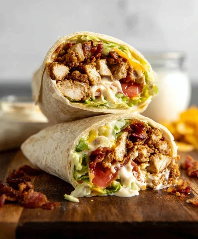 Crispy Chicken Beef Beef Bacon Ranch Wrap