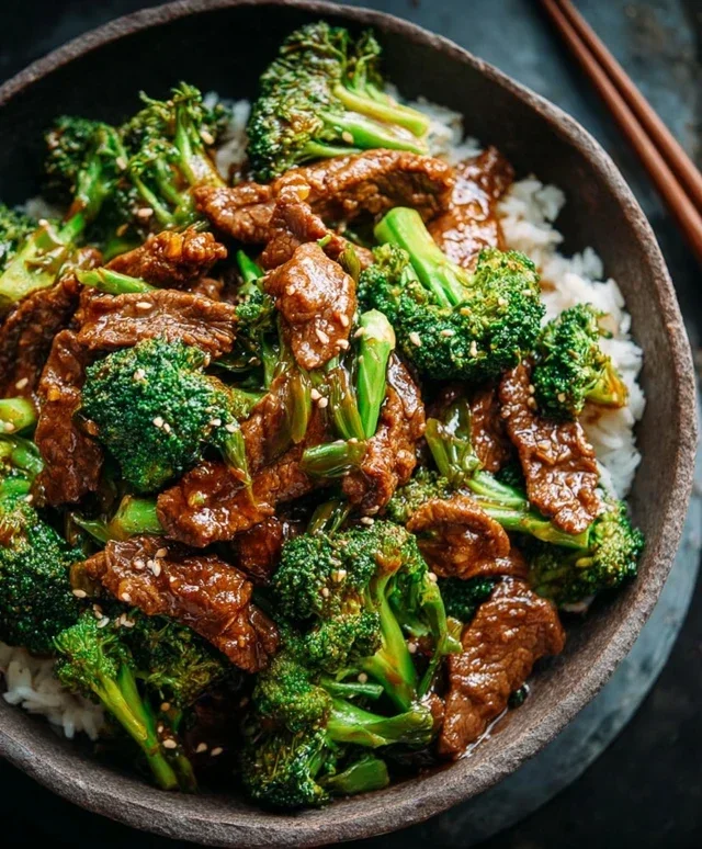 Chinese Beef and Broccoli (牛肉炒西兰花)