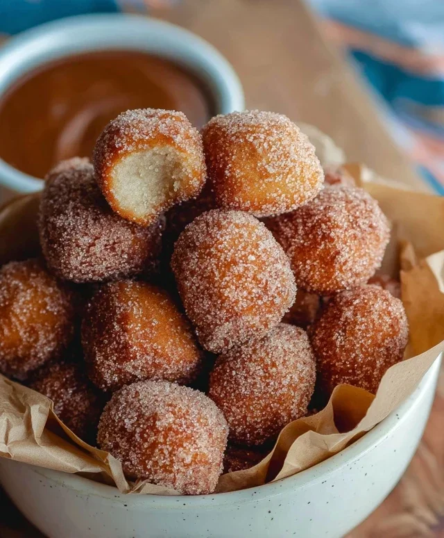 Sweet Air Fryer Churro Bites Recipe