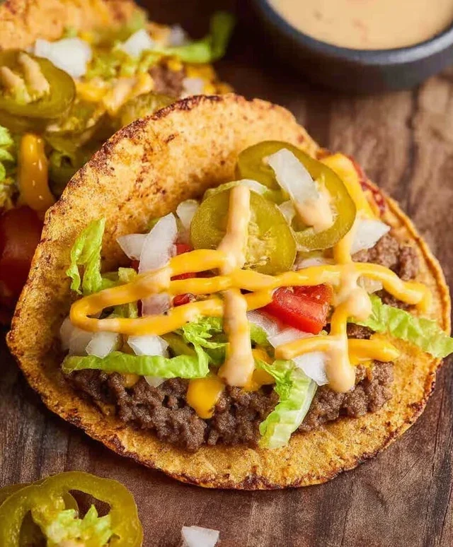 Smash Burger Tacos