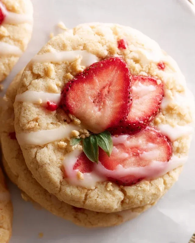 Strawberry Shortcake Cookies