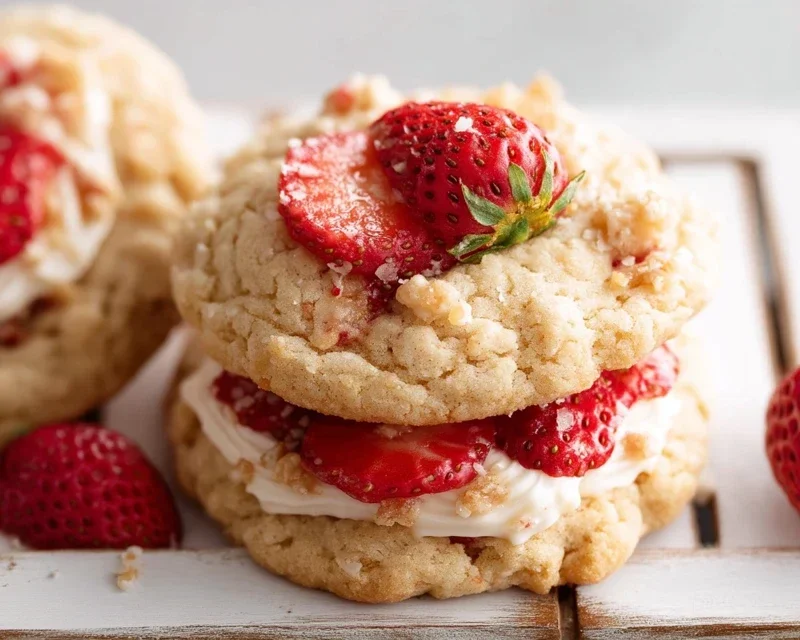 Strawberry Shortcake Cookies