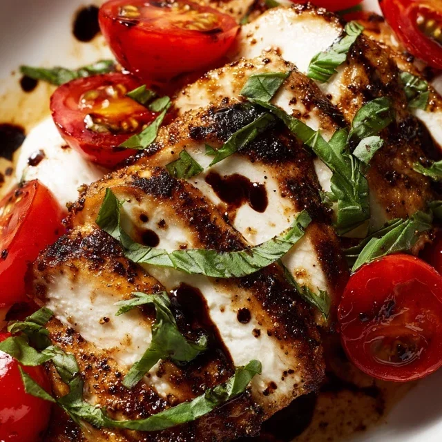 Grilled Chicken Caprese