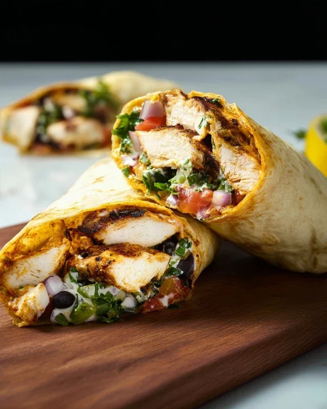 Chipotle Ranch Grilled Chicken Burrito