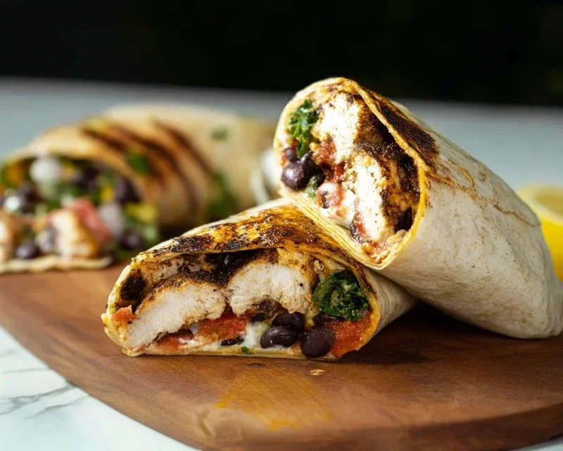 Chipotle Ranch Grilled Chicken Burrito
