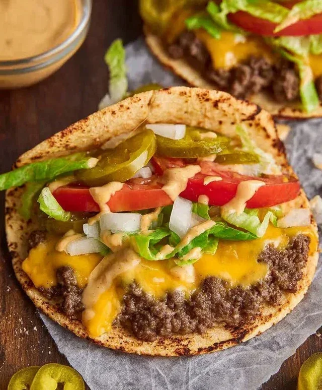 Smash Burger Tacos