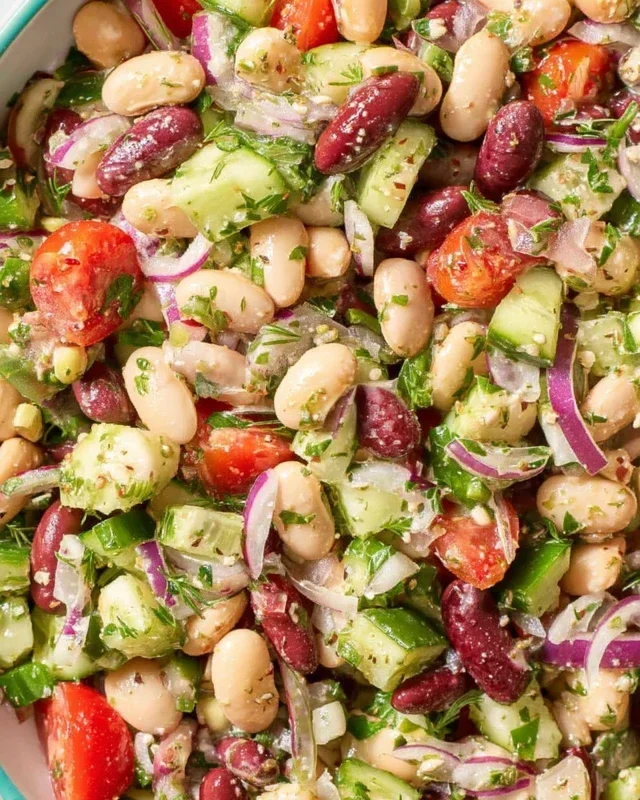 Mediterranean Bean Salad