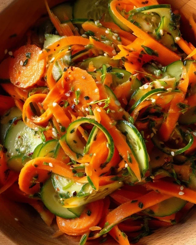 Cucumber Carrot Salad