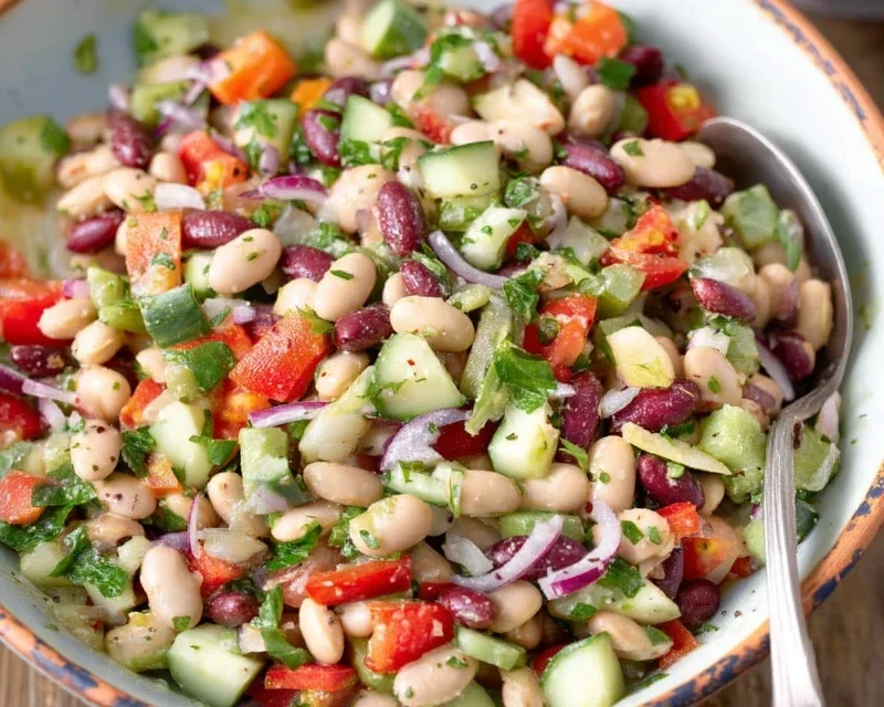 Mediterranean Bean Salad
