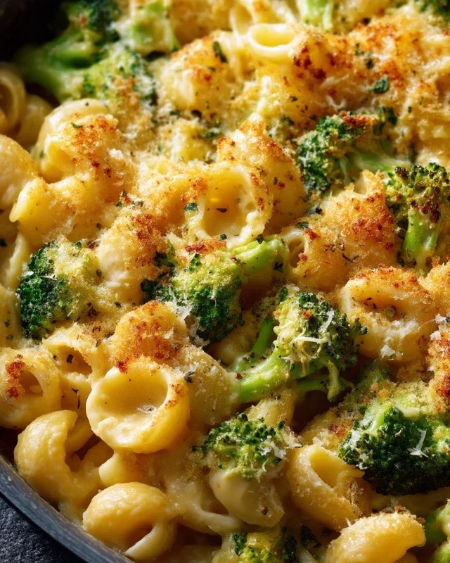 One Pot Healthy Broccoli Mac and Cheese
