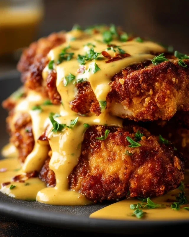 Pretzel Chicken with Mustard-Cheddar Sauce: An Amazing Ultimate Recipe
