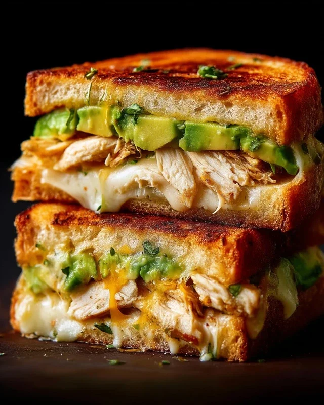 Chicken Avocado Melt Sandwich