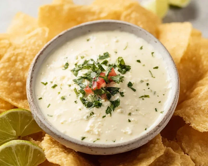 Best Mexican White Cheese Dip