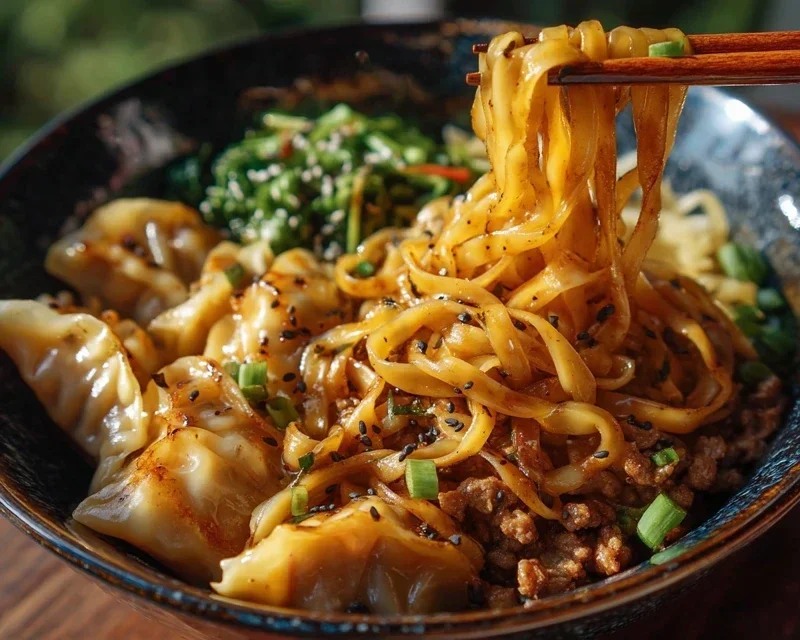 Potsticker Noodle Bowl