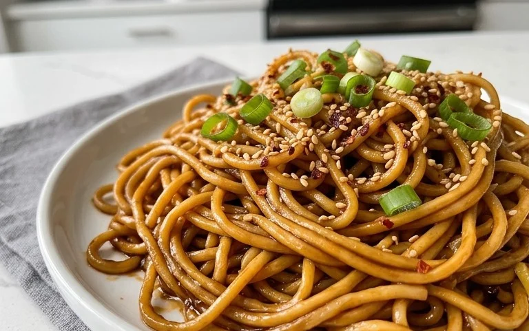Easy Saucy Ramen Noodles