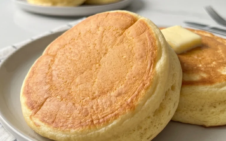 Fluffy Japanese Soufflé Pancakes
