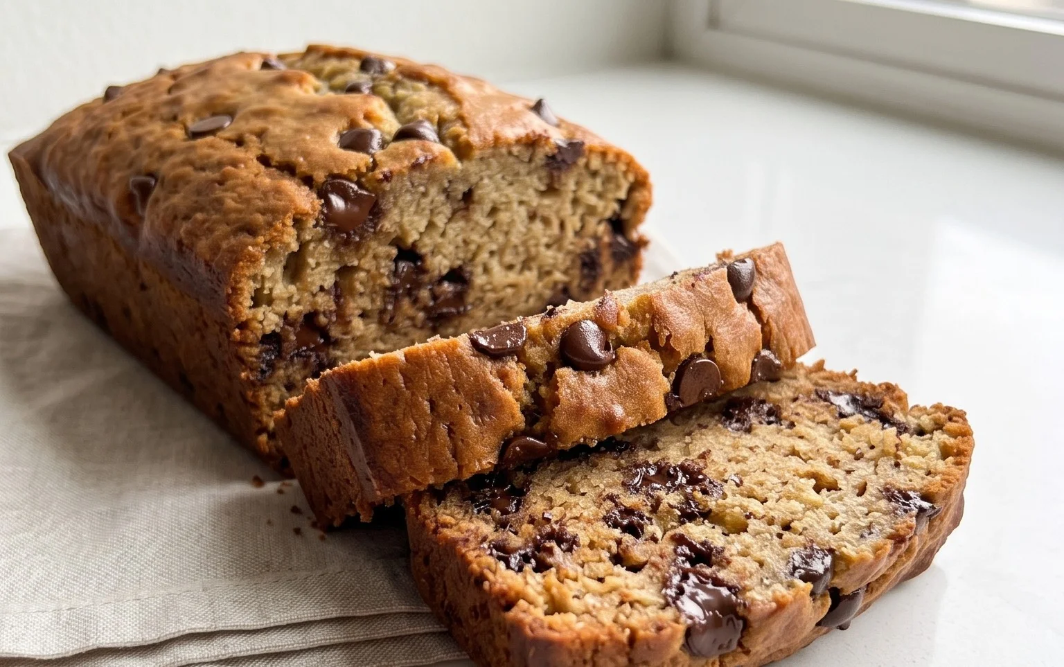 Easy Chocolate Chip Banana Bread