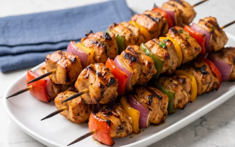 Air Fryer Chicken Skewers (VIDEO)