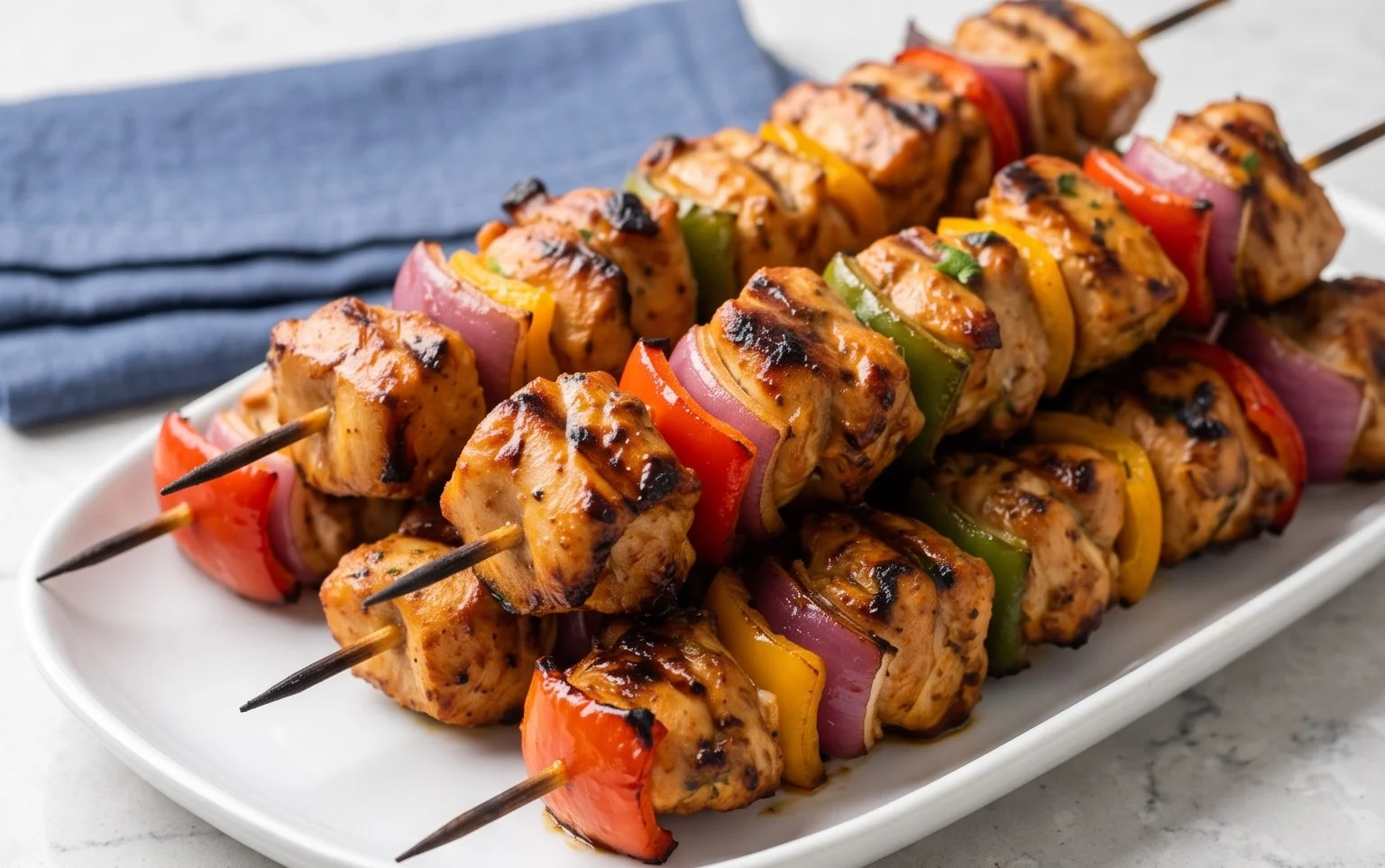 Air Fryer Chicken Skewers (VIDEO)