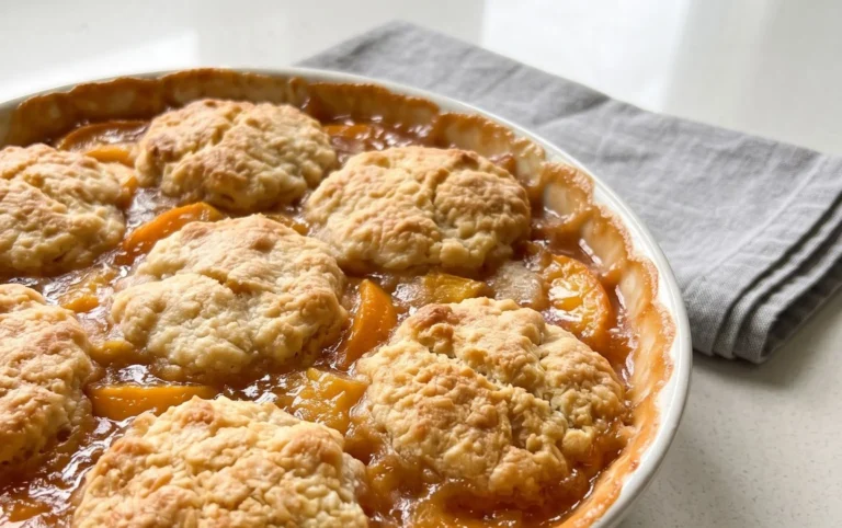 Fresh Peach Cobbler
