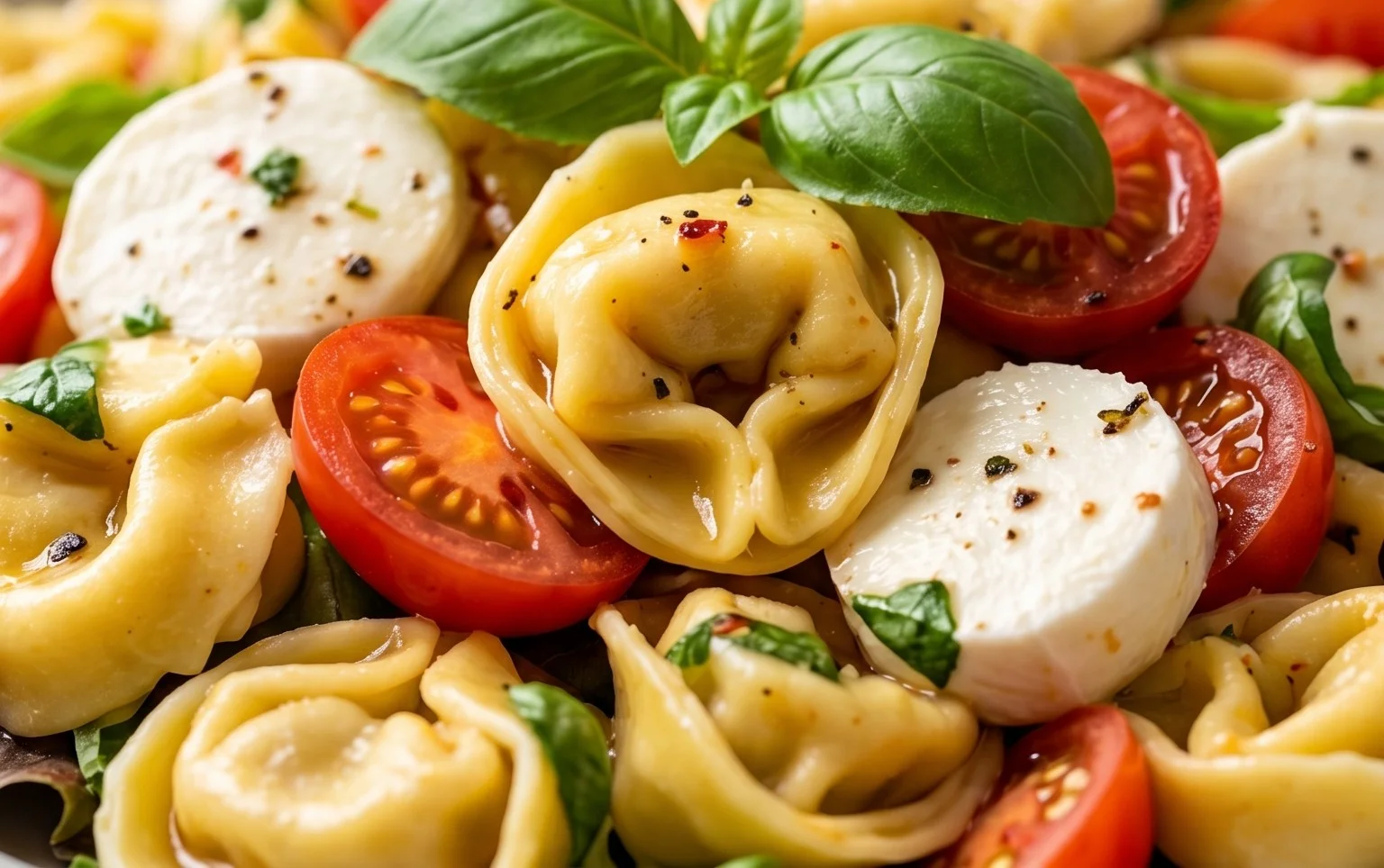 Tortellini Caprese Salad