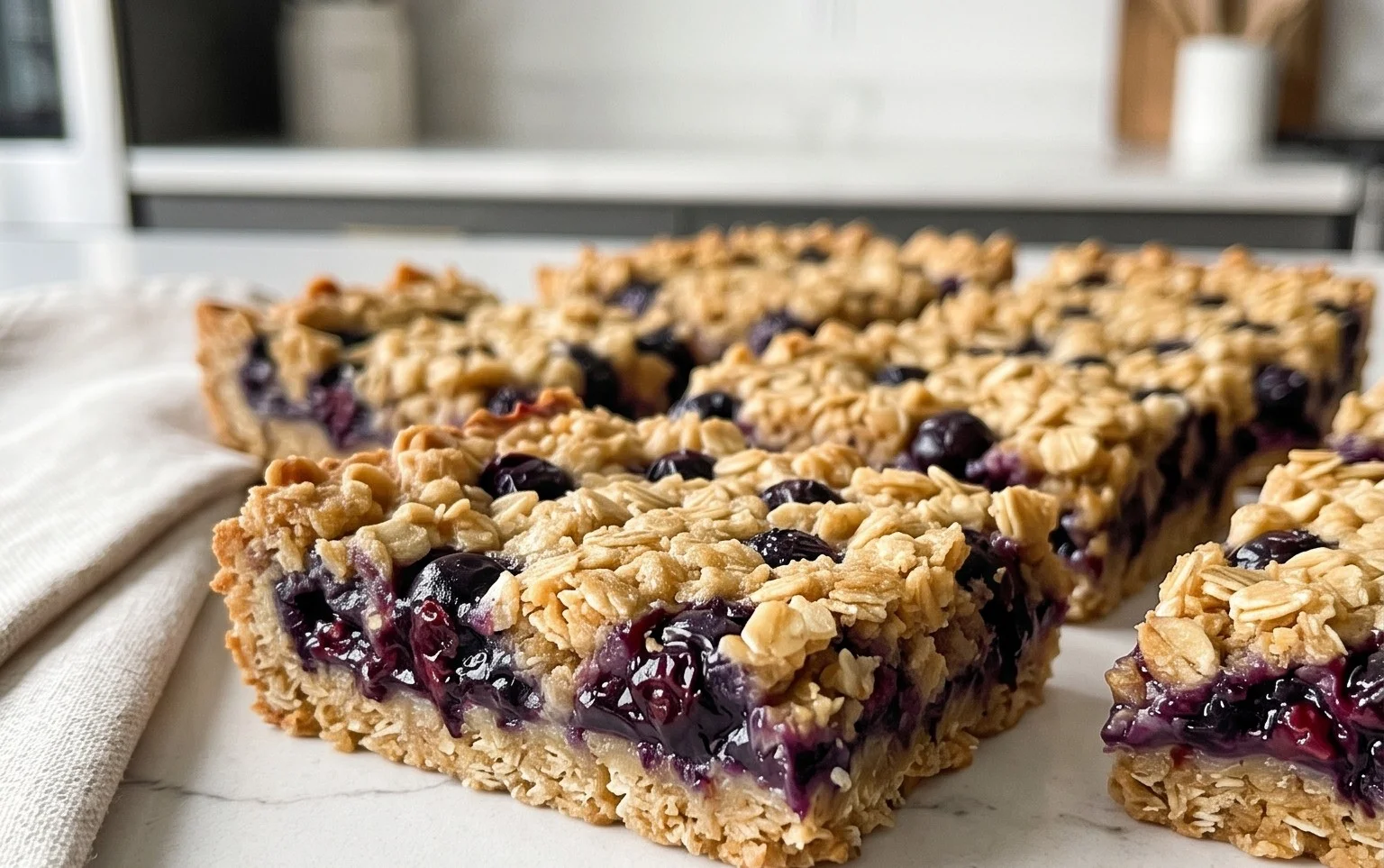 Blueberry Oatmeal Bars