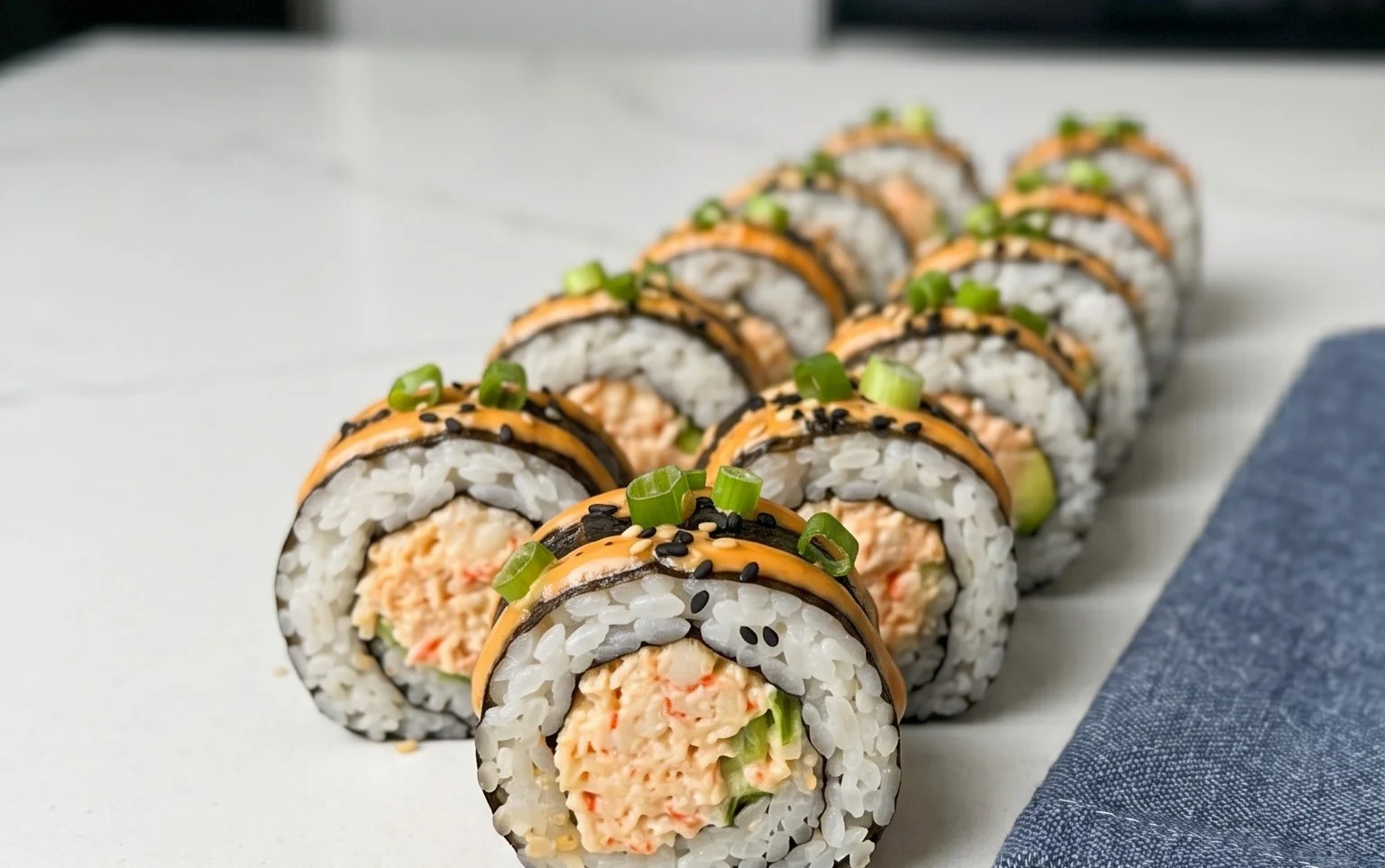 Kani Sushi (Spicy Crab Roll)