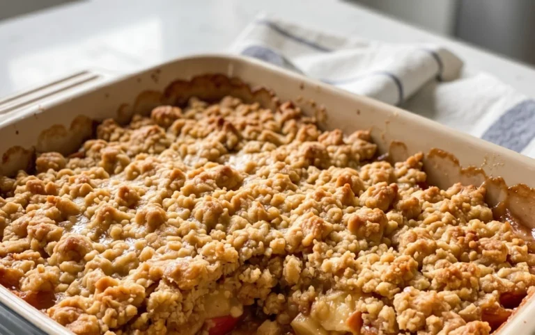 Healthy Breakfast Apple Crum extractble