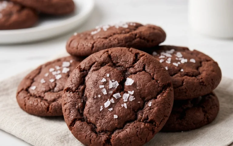 Salted Brownie Cookies