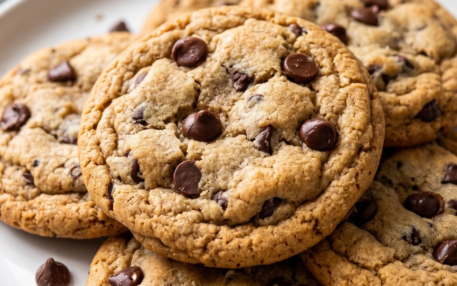 Crispy and Chewy Chocolate Chip Cookies