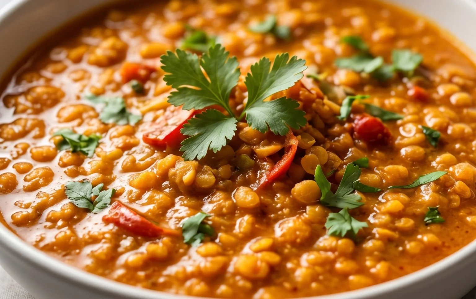 Spicy Red Lentil Curry