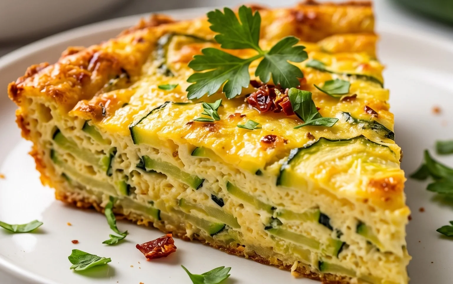 Crustless Zucchini Quiche Recipe