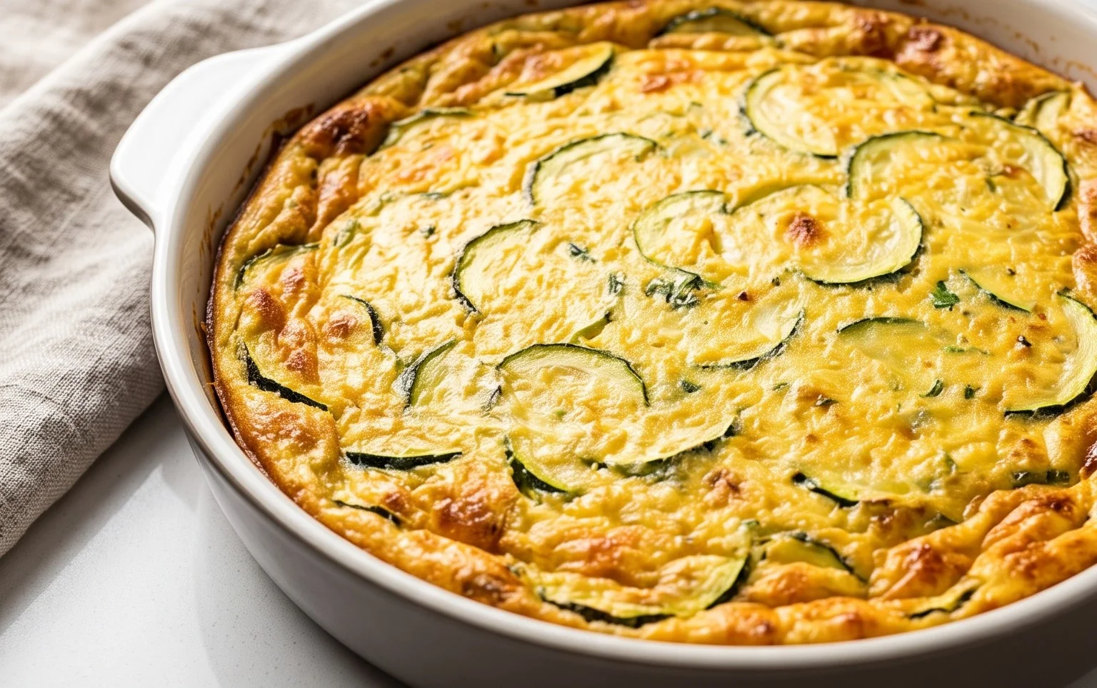 Crustless Zucchini Quiche Recipe