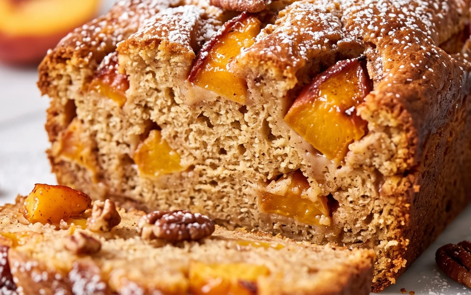 Spiced Peach Bread