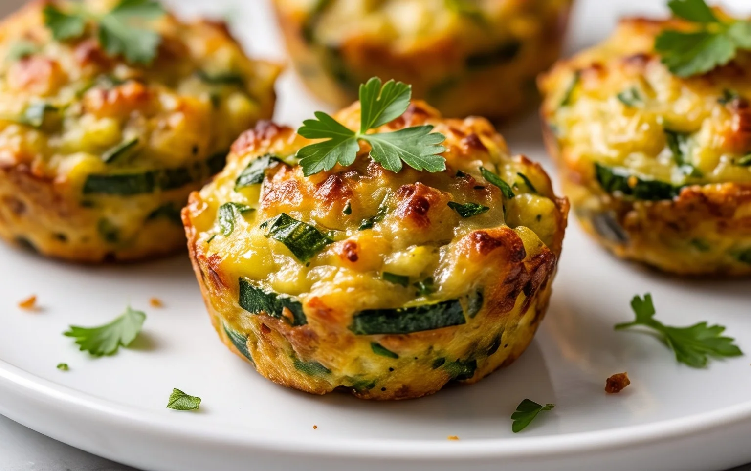 Zucchini Garlic Bites