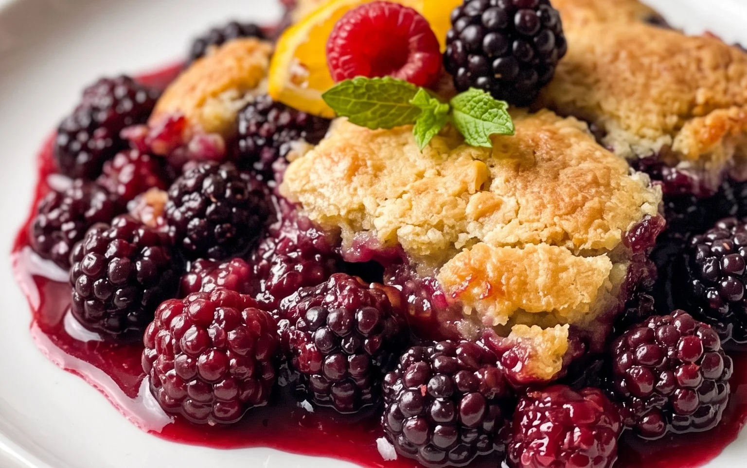 The Pioneer Women's Blackberry Cobbler