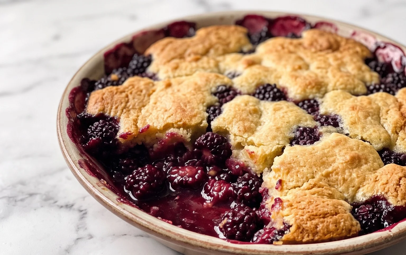 The Pioneer Women's Blackberry Cobbler