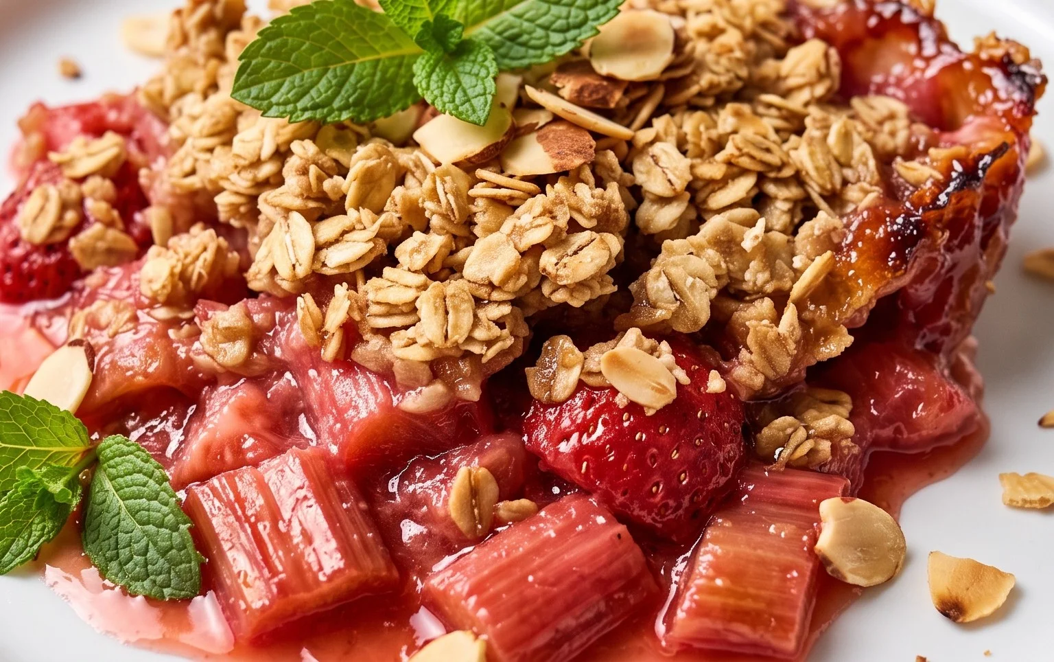 Easy Rhubarb Crisp