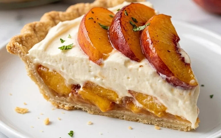 Peaches and Cream Pie