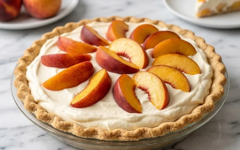 Peaches and Cream Pie