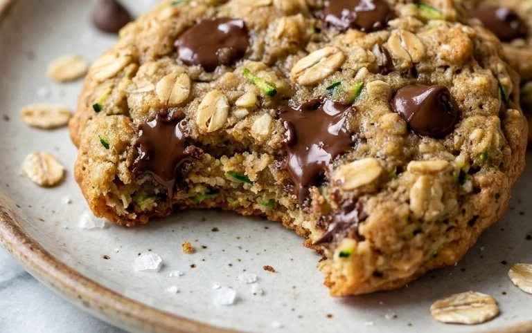 Healthy Zucchini Oatmeal Cookies