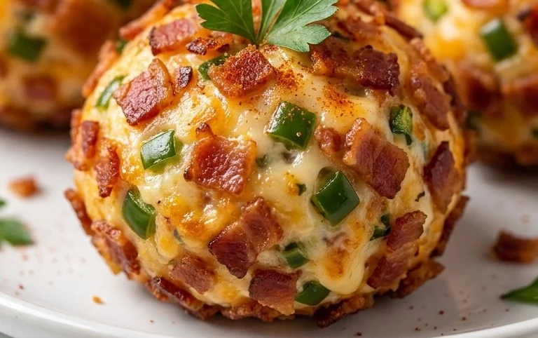 Beef Bacon Jalapeño Popper Cheese Balls